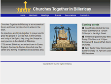 Tablet Screenshot of billericaychurchestogether.org